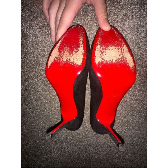 Christian Louboutin Round Toe Red Bottoms - Picture 5 of 12
